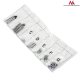 Maclean MC-761 televizoriaus ir monitoriaus sieninis laikiklis 26-60\", 30kg, juodas