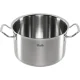Puodas su dangčiu Fissler Original Profi Collection 2, 24 cm, 6,3 l, sidabrinis