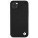 BMW Silicone Signature dėklas iPhone 13 mini telefonui, juodas