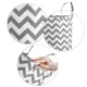 Nukido Large Cotton Toy Storage Basket for Kids Room, Grey