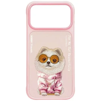Nimmy Glasses Cool Case for iPhone 17 Pro Max, Pink
