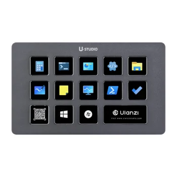 Tiesioginių transliacijų valdymo pultas Ulanzi Stream Deck D200 su 13 LCD klavišų