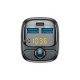 Forever TR-370 Bluetooth FM siųstuvas, 2x USB-A, 1x USB-C PD 30W, juodas