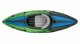 Pripučiama vienvietė baidarė Intex Challenger K1, 274 x 76 x 33 cm, žalia