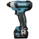 Akumuliatorinis smūginis suktuvas Makita TD110DSMJ 12V max CXT, 2x 4.0 Ah