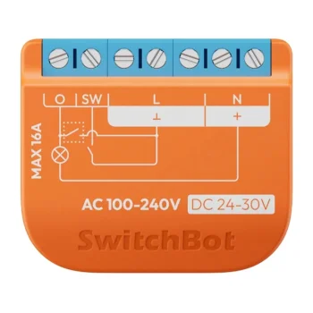 Išmanusis rėlės jungiklis SwitchBot 1PM Matter & Energy Monitor