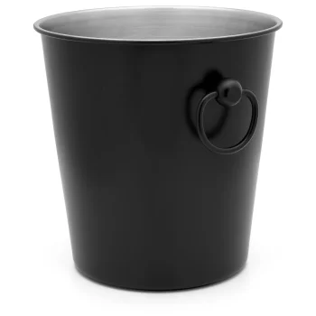 Leopold Vienna LV213008 Champagne Cooler, Stainless Steel, Black