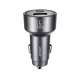 Automobilinis įkroviklis Joyroom JR-CCN19 65W 2x USB-C + USB-A, tamsiai pilkas