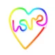 Forever Light FLRN02 RGB LED neonas „LOVE W SERCU“ su pulteliu