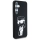 Karl Lagerfeld Graffiti Ikonik silikoninis MagSafe dėklas Galaxy S25, juodas