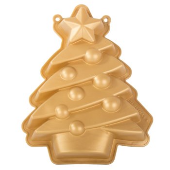 Silicone Baking Mold Christmas Tree Shape, Gold