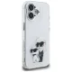 Karl Lagerfeld IML Aquarelle Karl & Choupette iPhone 16 dėklas, baltas