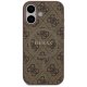 Dėklas Guess 4G Ring Classic Logo MagSafe, skirtas iPhone 17 - Rudas