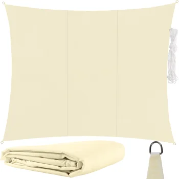 Gardlov Sun Shade Sail 4x3m, Beige