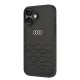 Dėklas Audi Synthetic Leather skirtas iPhone 16 Plus 6.7\", juodas