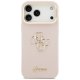 Guess Grained Big 4G & Stand Camera dėklas iPhone 17 Pro Max, rožinis