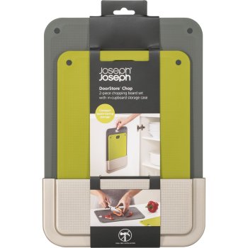 Joseph Joseph DoorStore Chop pjaustymo lentelių rinkinys, 2 vnt., pilkas