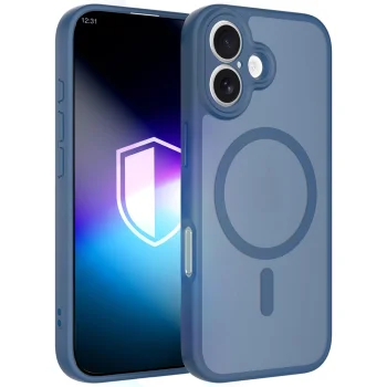 3mk Misty MagCase for iPhone 16 with MagSafe, Blue