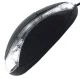 Mini Wired Optical Mouse AK190, Black/Transparent