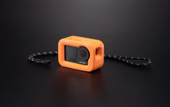 Plūduriuojantis dėklas kamerai DJI Osmo Action 3 ir Osmo Action 4, oranžinis