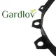 Gardlov sodo bortelis 4 cm x 10 m su 20 smaigų, juodas