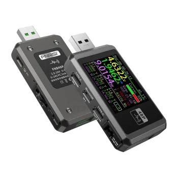 USB testeris FNIRSI FNB48P, juodas