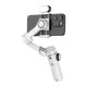Aochuan Smart X2 išmaniojo telefono stabilizatorius su RGB apšvietimu, baltas