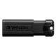USB atmintinė Verbatim Store \'n\' Go PinStripe 64 GB USB 3.0 (49318), juoda