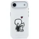 Karl Lagerfeld Karl & Choupette MagSafe dėklas telefonui iPhone Air, skaidrus