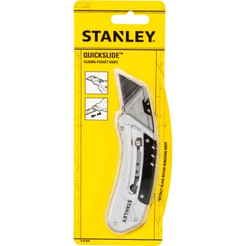 Universalus peilis Stanley Quickslide su diržo segtuku