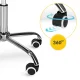 Ergonominė balno formos masažo kėdė 4Fizjo ERGO, juoda