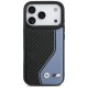 BMW M Carbon Logo MagSafe dėklas iPhone 17 Pro telefonui, mėlynas