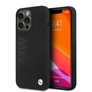 BMW Silicone Signature MagSafe Case for iPhone 13 Pro / 13 Black