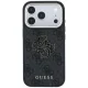 Dėklas Guess 4G & Big Resin Logo, skirtas iPhone 17 Pro / 18 Pro, juodas