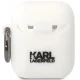 Karl Lagerfeld Silicone Karl & Choupette dėklas AirPods 1 / 2, Baltas