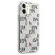 Apple iPhone 12 mini 5.4\'\' US Polo Logo Mania Collection Case Cover (USHCP12SPCUSPA6), White