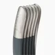 Virtuvės įrankių rinkinys Joseph Joseph Nest Steel su stovu, 5 dalių, antracito/sidabro