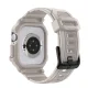 Spigen Rugged Armor Pro dirželis su apsauginiu dėklu Apple Watch 42 mm, smėlio spalvos