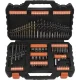 Grąžtų ir suktuvo antgalių rinkinys Black & Decker A7200-XJ, 109 dalių