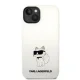 Karl Lagerfeld Silicone Choupette MagSafe dėklas, skirtas iPhone 14 Plus, Baltas