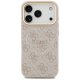 Guess 4G PU Classic Logo MagSafe dėklas iPhone 17 Pro, rožinis