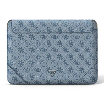 Guess 4G Uptown Triangle Logo dėklas 13-14" nešiojamam kompiuteriui, mėlynas
