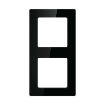 Avatto N-TS10-Frame-B2 Double Switch Frame, Black