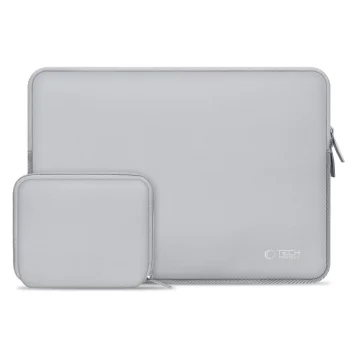 Tech-Protect Neoslim 13-14" kompiuterio krepšys su dėklu priedams, pilkas