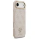 Guess 4G Strass Logo & Big Strap MagSafe dėklas, skirtas iPhone Air, rožinis