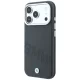 BMW Sign Inclined Deboss Letters MagSafe dėklas iPhone 17 / 18 Pro Max, pilkas