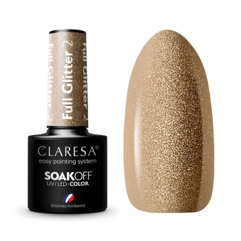 Claresa Full Glitter 2 Hybrid Nail Polish, 5 ml