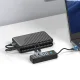 USB šakotuvas Orico PW4U-C3, iš USB-C į 4x USB-A 3.0, juodas