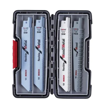 Bosch Reciprocating Saw Blade Set for Wood and Metal 20 pcs Tough Box