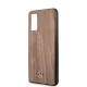 Mercedes dėklas Samsung Galaxy S20 telefonui Wood Line Walnut, ruda